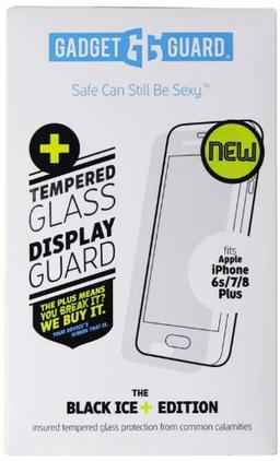 Gadget Guard Black Ice+ Tempered Glass for iPhone 8 Plus/7 Plus - Reebelo US