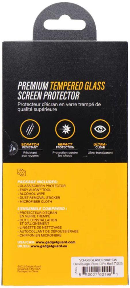 Gadget Guard Tempered Glass Screen Protector for Apple iPhone 14 Plus/ 13 Pro Max - Reebelo US
