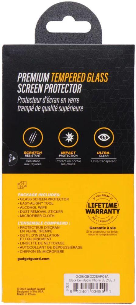Gadget Guard Tempered Glass Screen Protector for Apple iPhone SE2/SE3 - Reebelo US