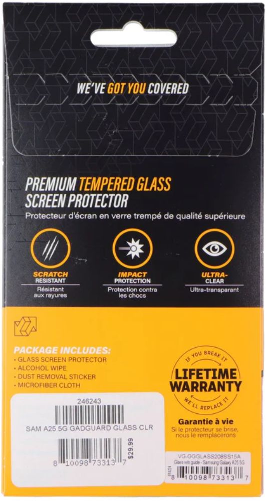 Gadget Guard Tempered Glass Screen Protector for Samsung Galaxy A25 5G - Reebelo US