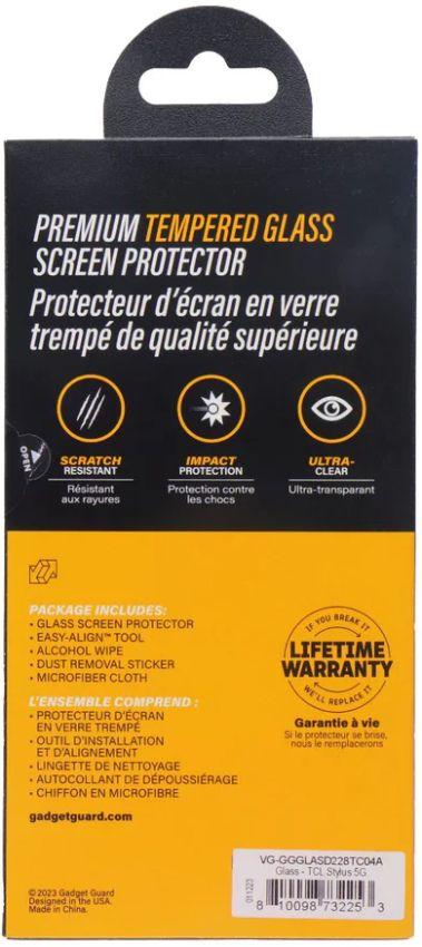 Gadget Guard Tempered Glass Screen Protector for TCL Stylus 5G - Reebelo US