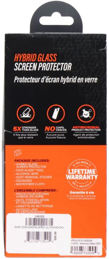 Gadget Guard UltraShock Screen Protector for Samsung Galaxy S24+ - Reebelo US