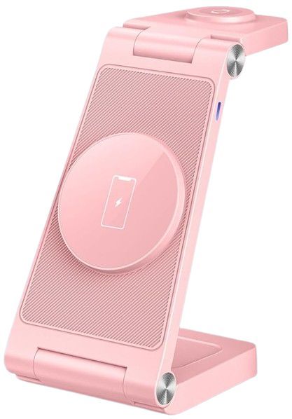 Refurbished Gejiucai 3 in 1 Foldable Wireless Charging Station Travel Charger - Reebelo US