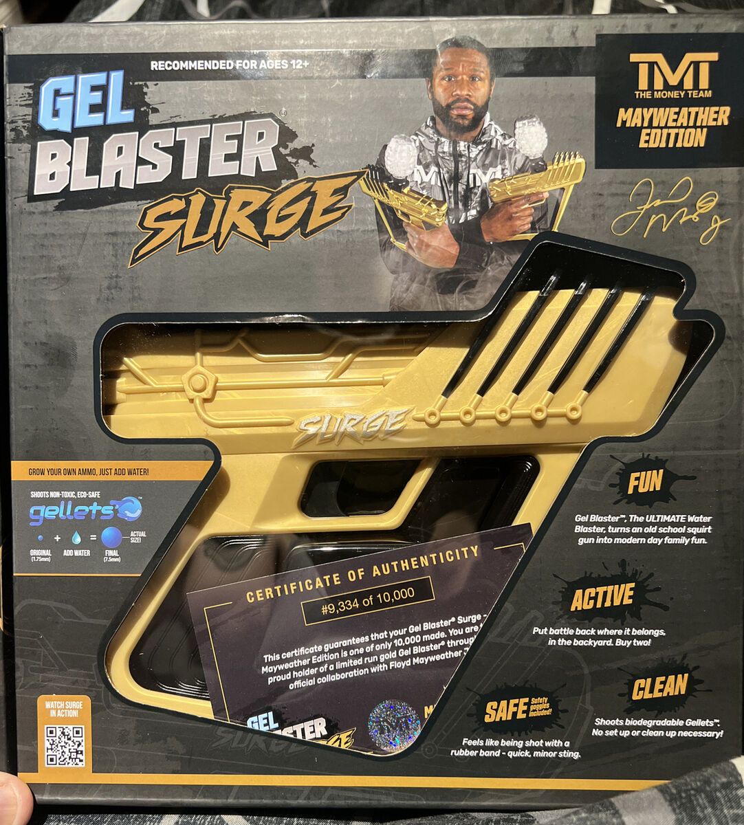 Refurbished Gel Blaster Floyd Mayweather Surge Toy Gellet Blaster - Reebelo US