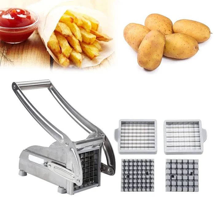 Refurbished Generic 2-Blade French Fry Potato Cutter  - Reebelo US