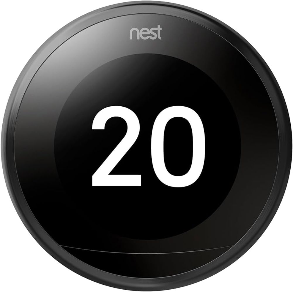 Google Nest Learning Smart Wifi Thermostat (Gen 3) - Black