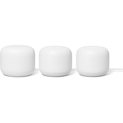 Google Nest WiFi Wireless Mesh Router (3pcs) - Snow