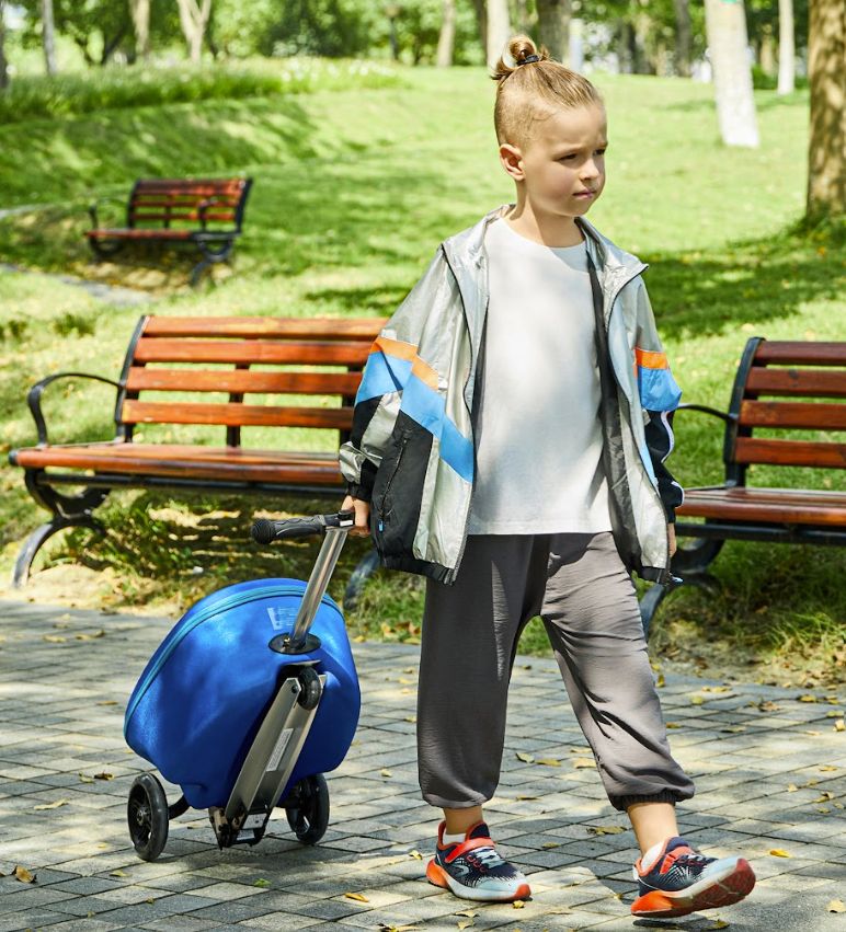 Refurbished GoPowerBike GoVoyage Kids 2-in-1 Luggage Scooter - Reebelo US