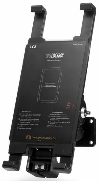 GPS LockBox Flex II Vehicle Mount & Cradle Kit for Samsung Galaxy Tab A WiFi 8″ (T380) - Black