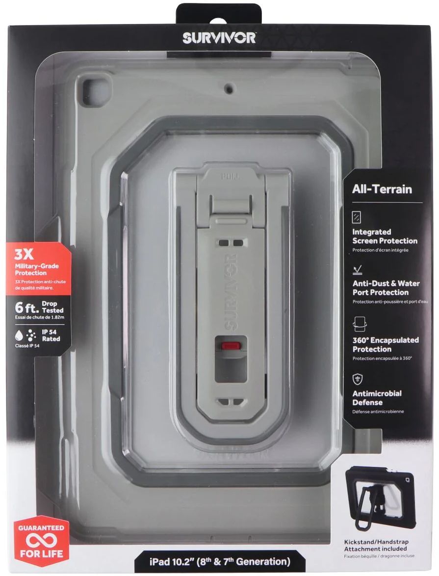 Griffin Survivor All-Terrain iPad Case for iPad 10.2-in (8th/7th Gen) - Reebelo US