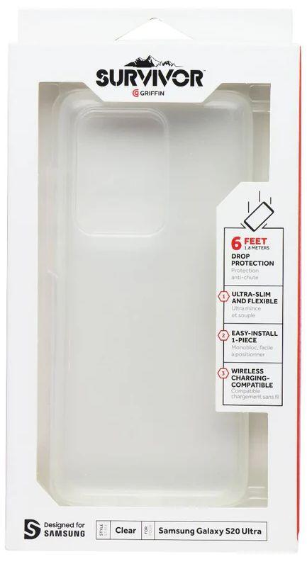 Griffin Survivor Clear Series Phone Case for Samsung Galaxy S20 Ultra - Reebelo US