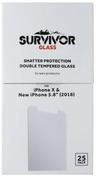 Griffin Survivor Glass Screen Protector for iPhone 11 Pro / XS / X (25 Pack) - Clear