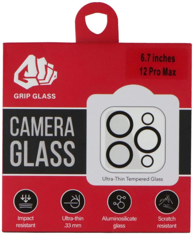 GRIP GLASS Camera Glass Lens Protectors for iPhone 12 Pro Max - Reebelo US