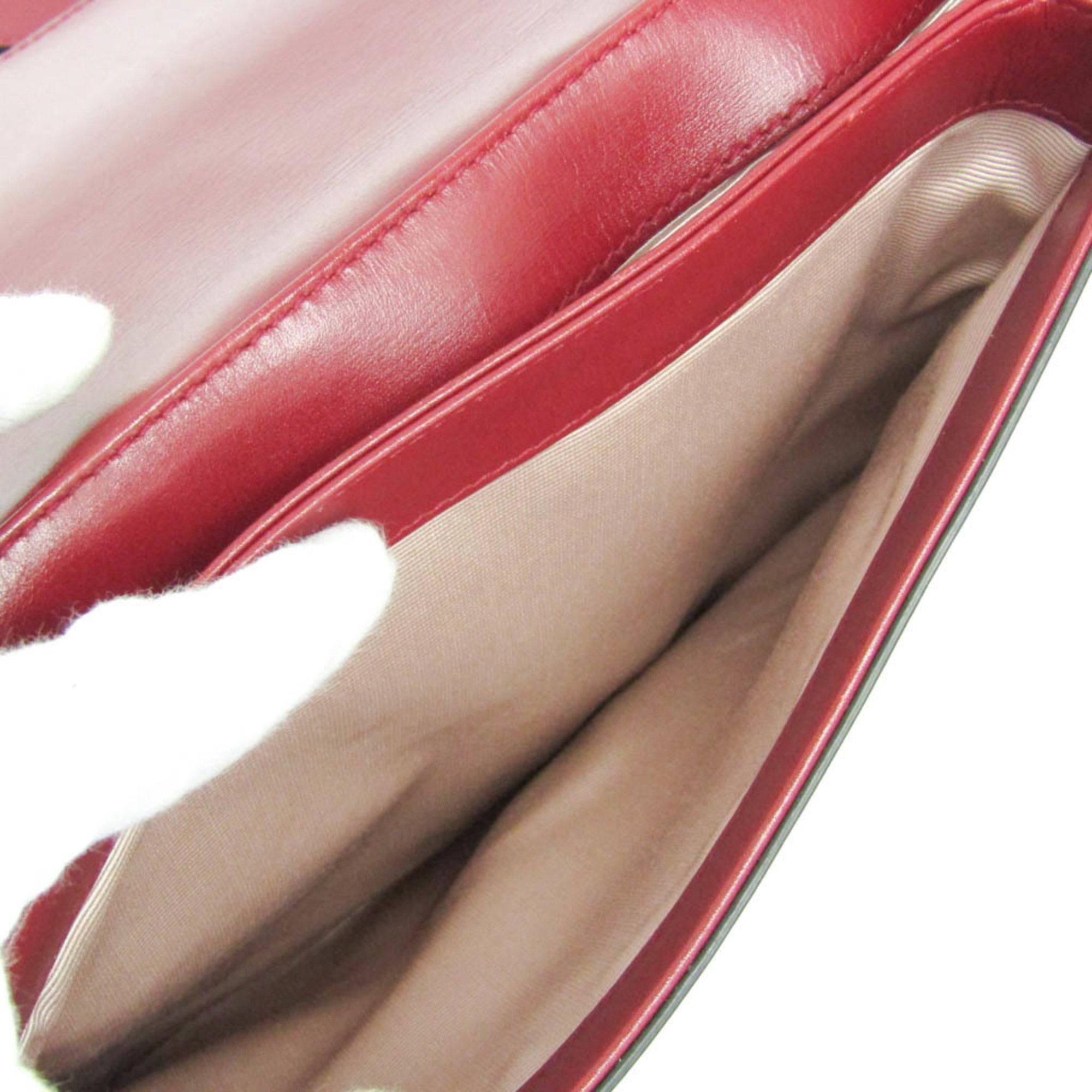 Refurbished Gucci Leather Shoulder Bag - Reebelo US