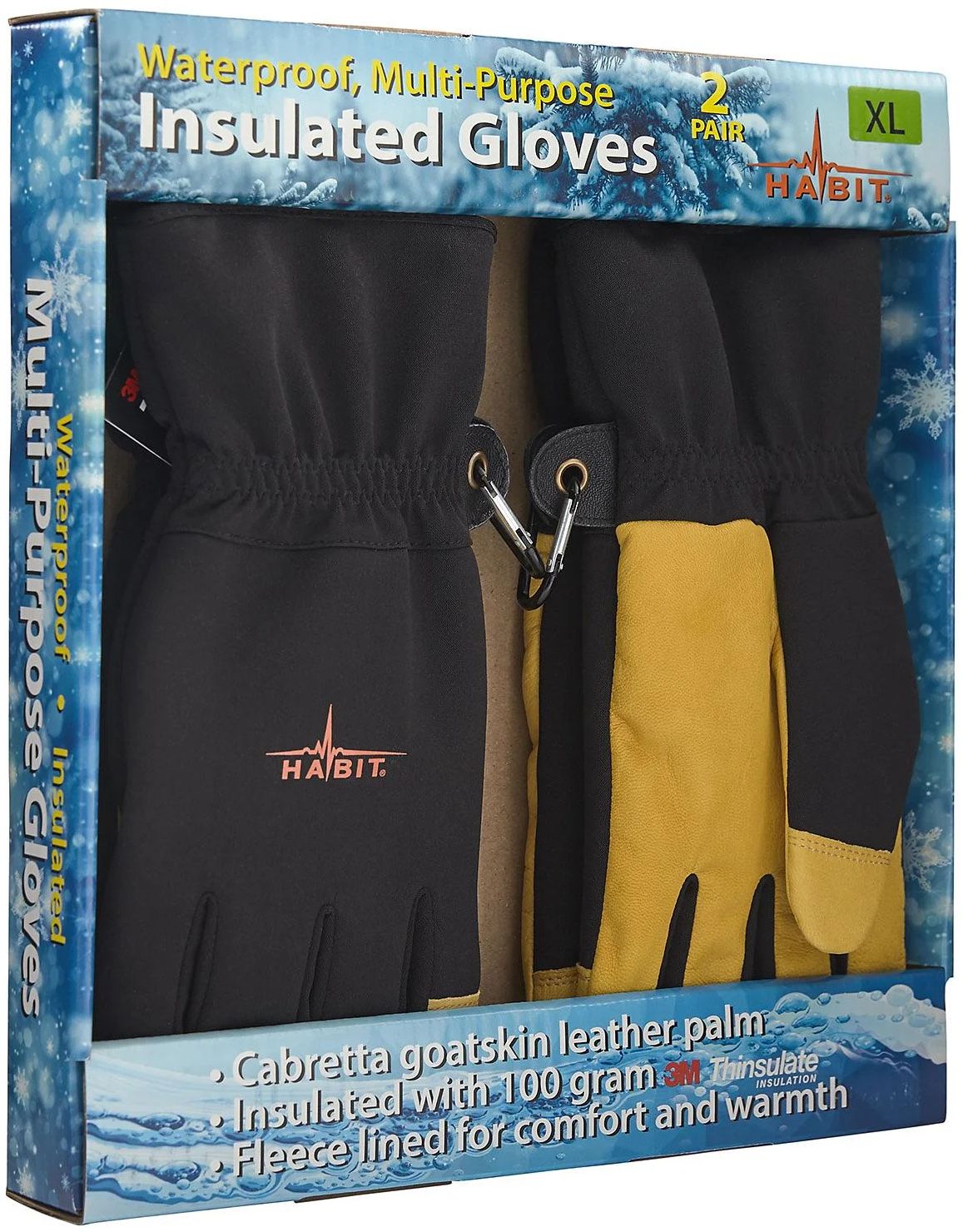 Habit Waterproof Multi-Purpose Insulated Gloves XL - Reebelo US