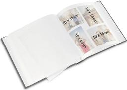 Refurbished Hama Fine Art Bookbound Dry Mount 300x300 Bordeaux Jumbo Photo Album (100 Page) - Reebelo US