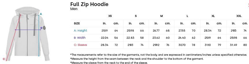 Hoseg Men's Full Zip Hoodie (S) - Reebelo US