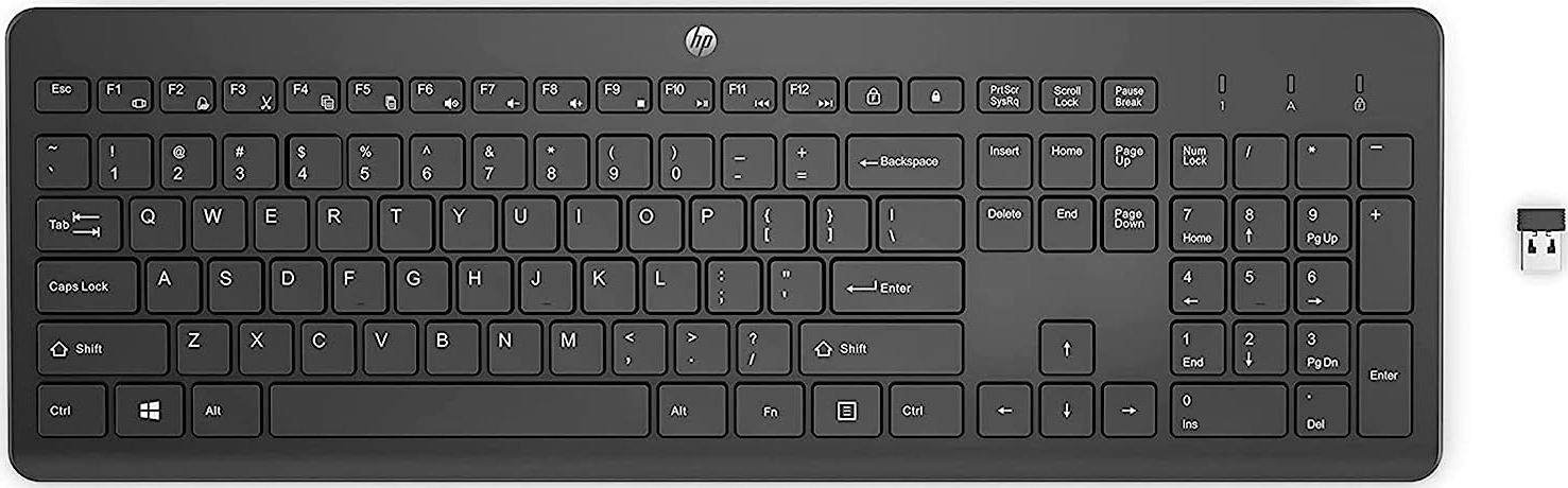 HP HP 230 Wireless Keyboard (3L1E7AA) - Black