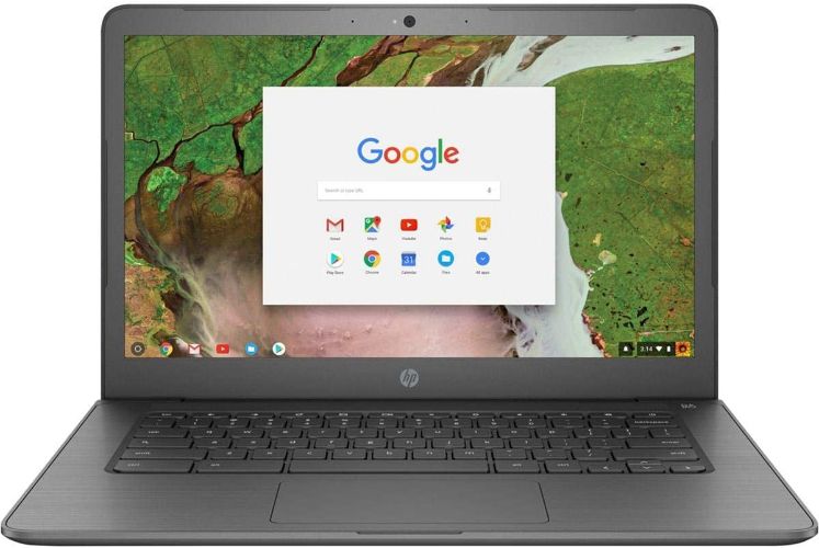 HP HP Chromebook 14 G5 14" - Intel Celeron N3350 1.1 GHz - 4GB - 16GB - Gray - 14 Inch - Very Good - Standard Battery