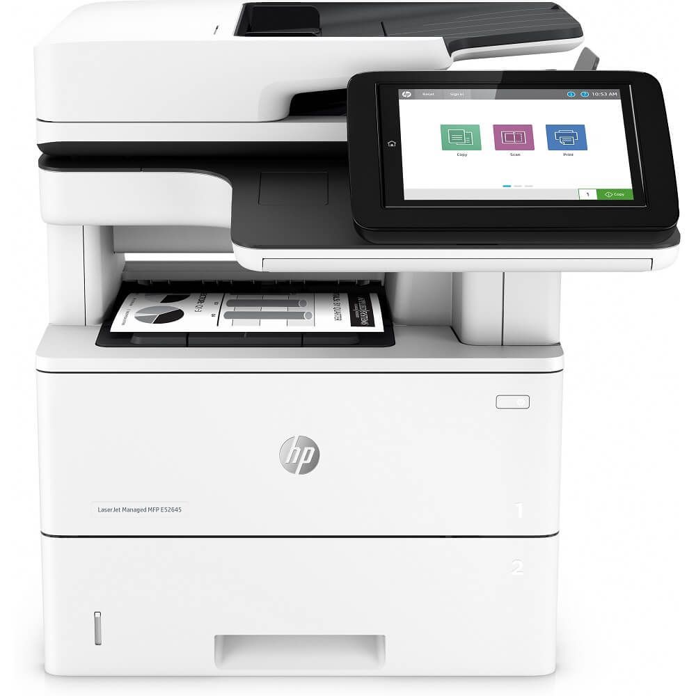 Refurbished HP Color LaserJet Managed MFP E57540dn Laser Printer - Reebelo US