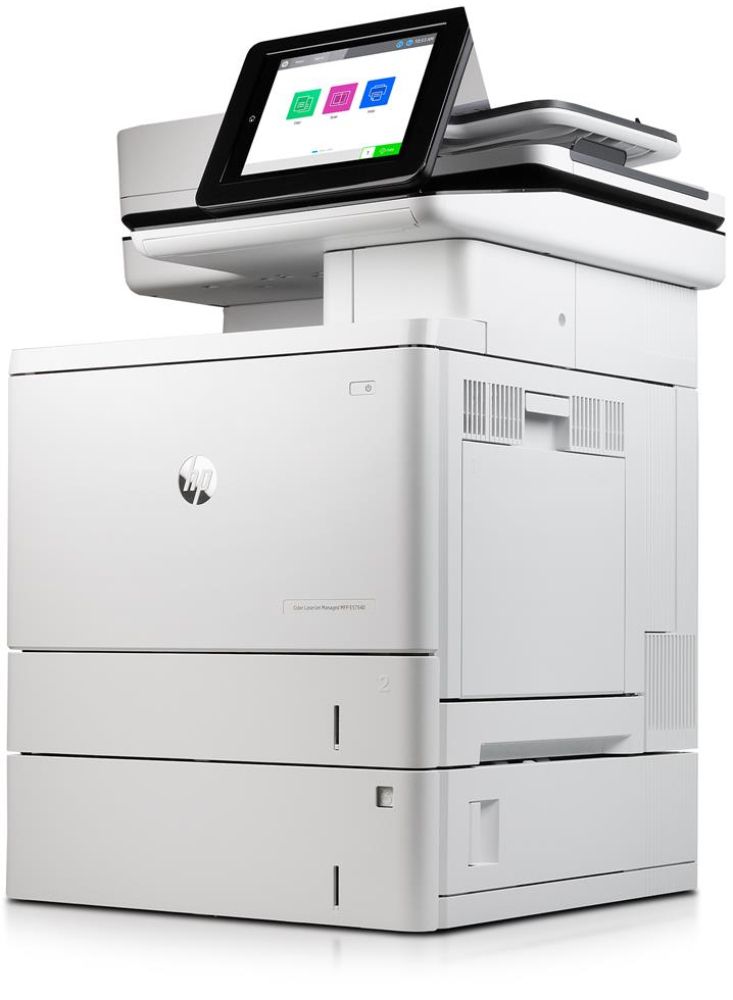 Refurbished HP Color LaserJet Managed MFP E57540dn Laser Printer - Reebelo US