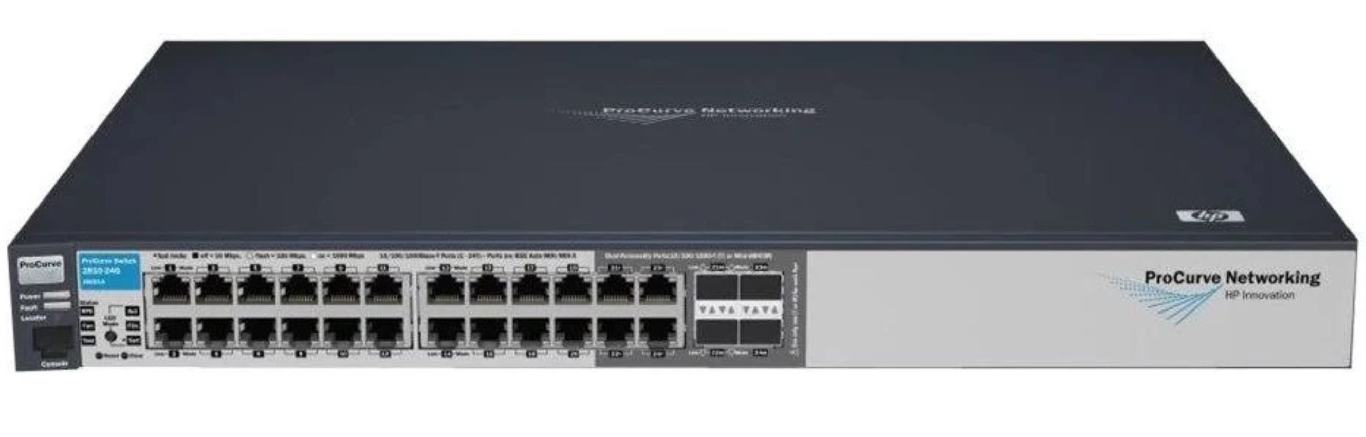 Refurbished HP J9021A ProCurve 2810-24G Managed Ethernet Switch - Reebelo US