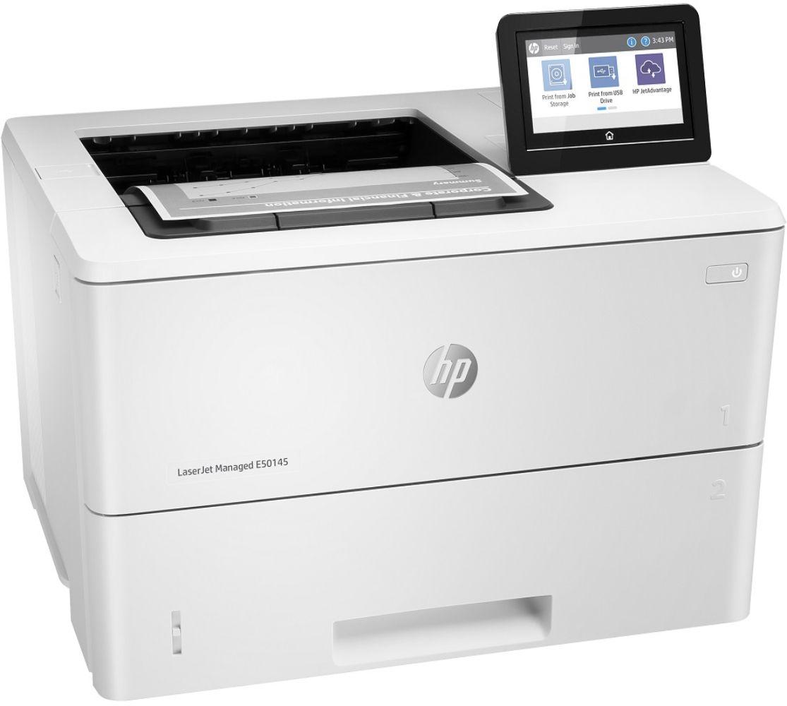 Refurbished HP LaserJet Managed E50145dn Monochrome Laser Printer - Reebelo US