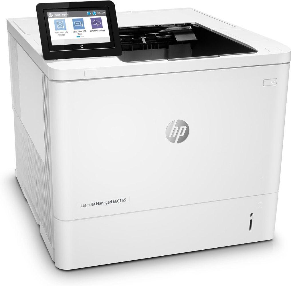 Refurbished HP LaserJet Managed E60155dn Monochrome Laser Printer - Reebelo US