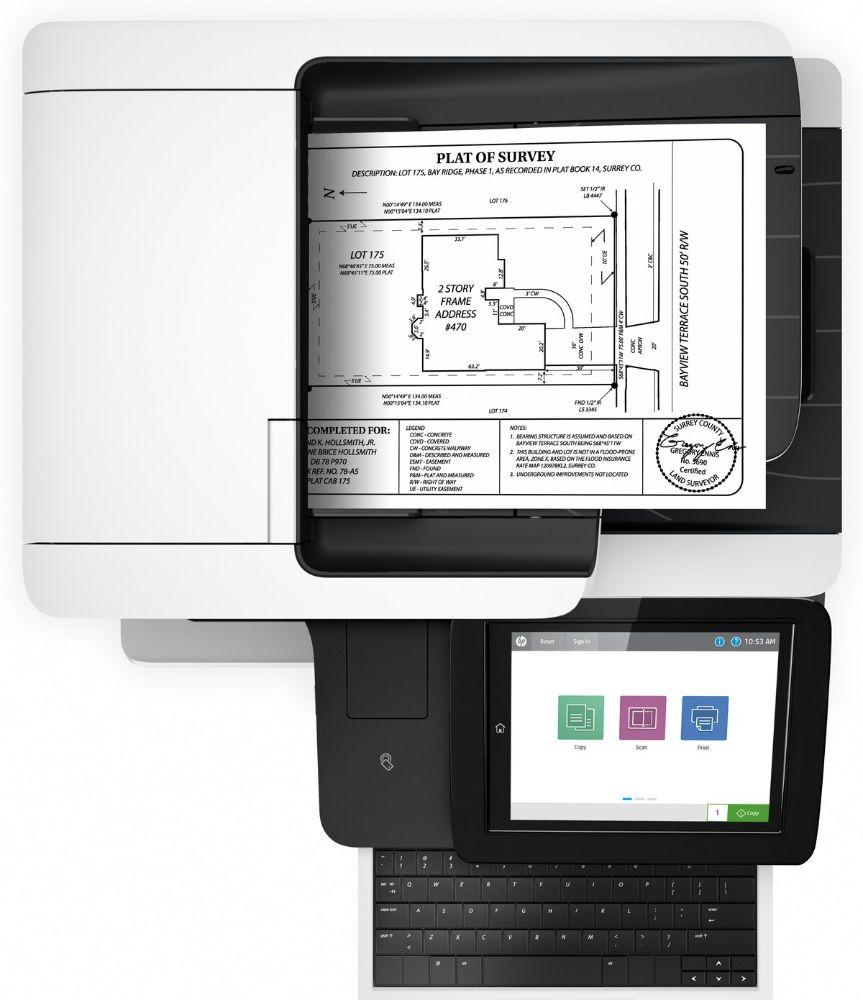 Refurbished HP LaserJet Managed Flow MFP E52645c Monochrome Printer - Reebelo US