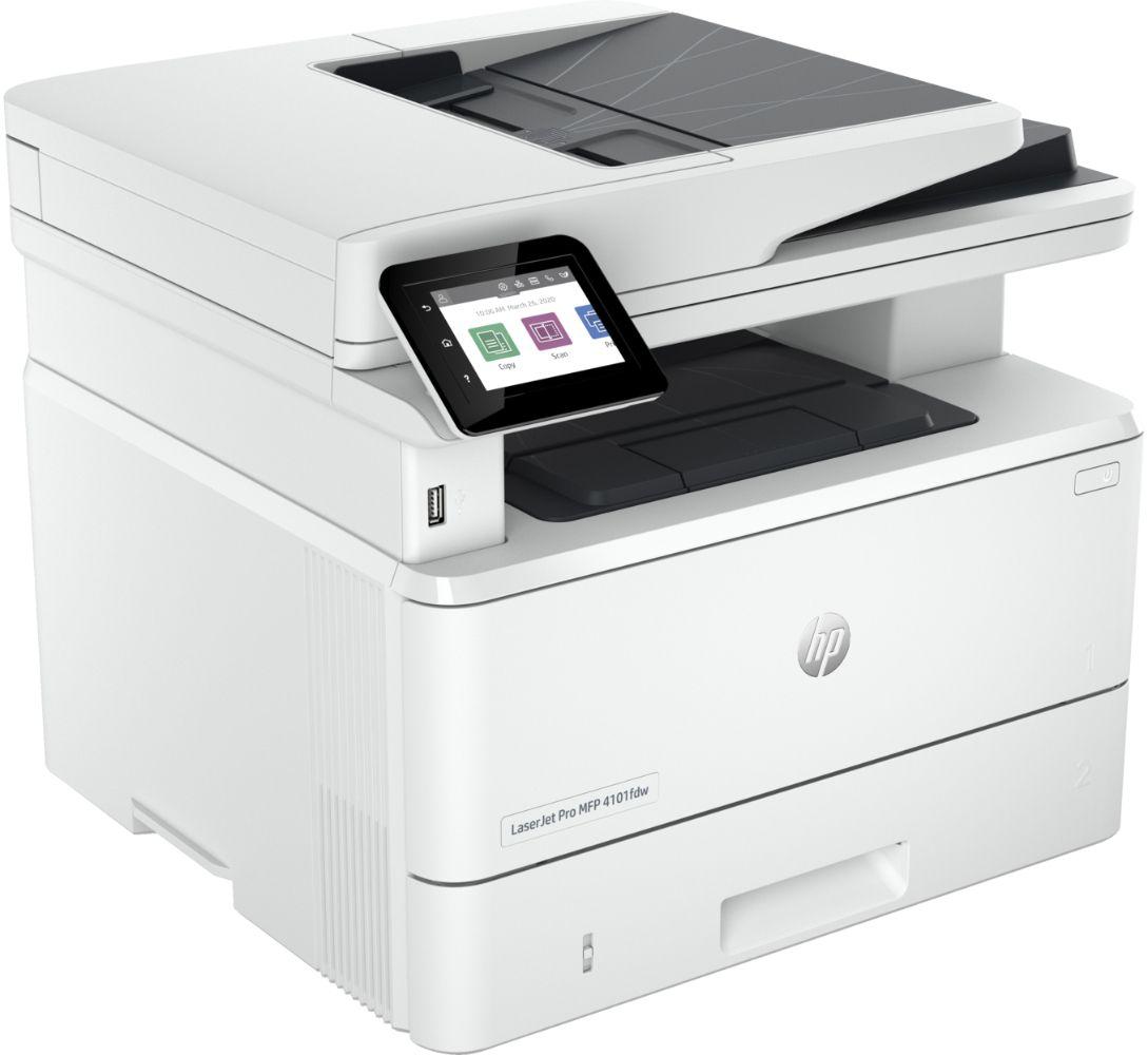 Refurbished HP LaserJet Pro MFP 4101fdw Wireless Printer with Fax - Reebelo US