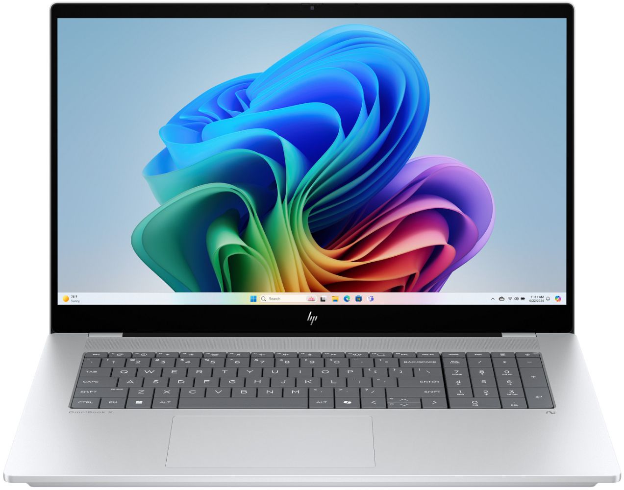 Refurbished HP OmniBook X 17-dd0047nr Next Gen AI Laptop 17.3" - Reebelo US
