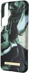iDeal of Sweden Fashion Phone Case for Samsung Galaxy S22+ - Golden Olive Marble