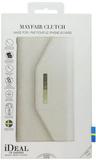 iDeal of Sweden Mayfair Clutch Wallet Case for Apple iPhone 8 / 7 / 6 / 6S - White