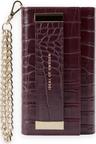 iDeal of Sweden Studio Clutch Wallet Phone Case for Apple iPhone 12 Pro Max - Plum Croco