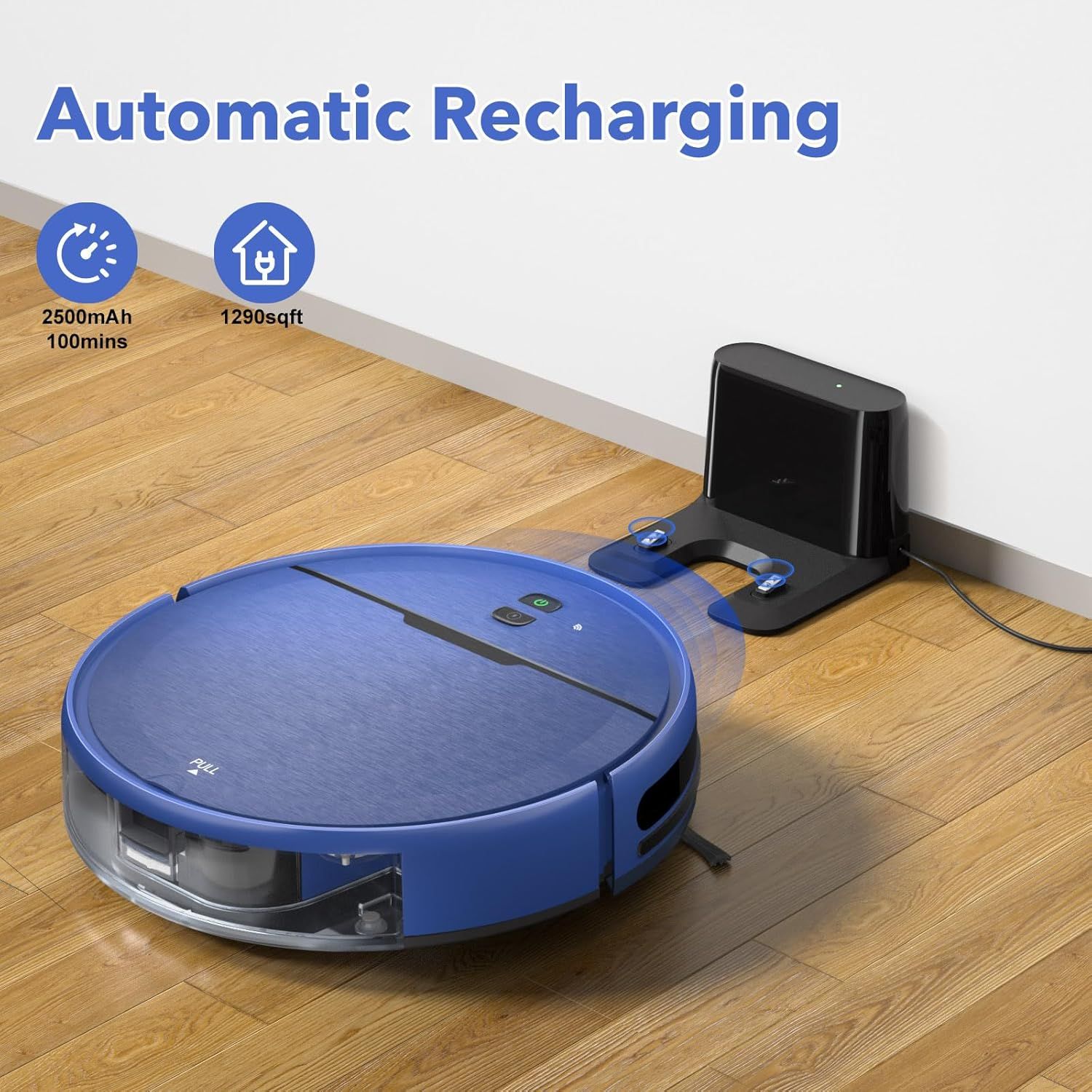 Refurbished Imartine BR151 Geometric 2 in 1 Mopping and Vacuuming Robot Wifi Self Charge - Reebelo US