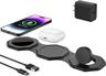Impuvers 3-in-1 Magnetic Foldable Wireless Charging Station - Black