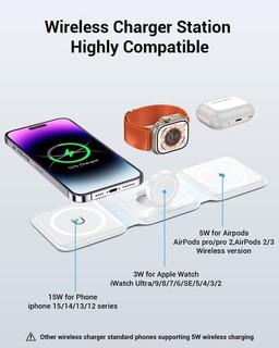 Refurbished Impuvers 3-in-1 Wireless Charger - Reebelo US