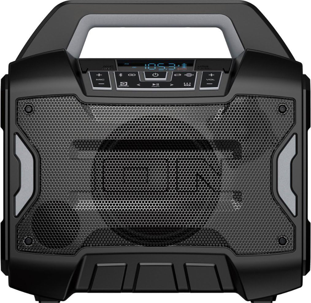 Refurbished ION Audio Sport Boom All-Weather Rechargeable Speaker with Microphone - Reebelo US