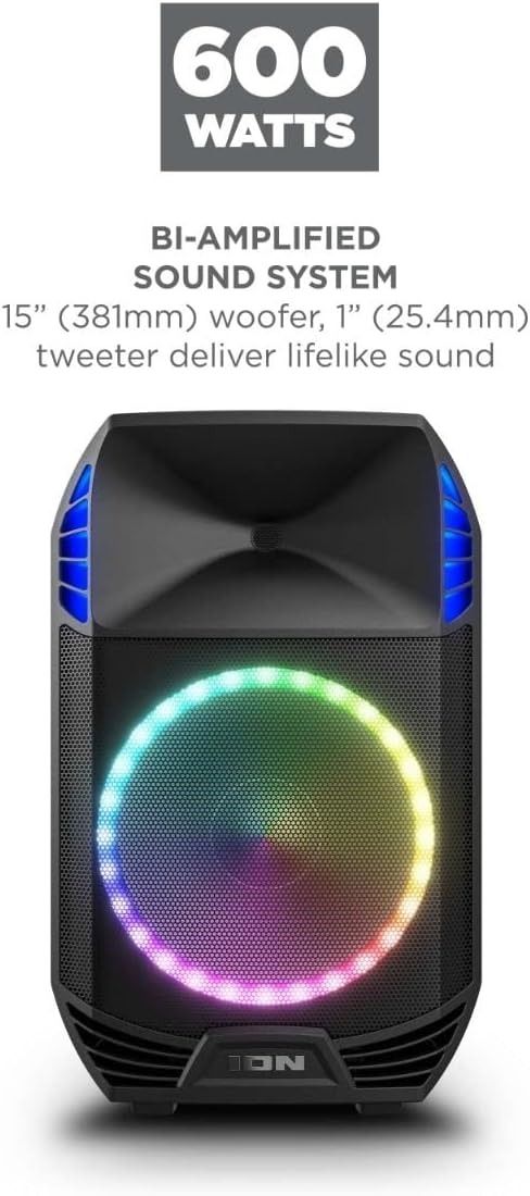 Refurbished ION Audio Total PA Extreme High-Power Bluetooth Speaker System - Reebelo US