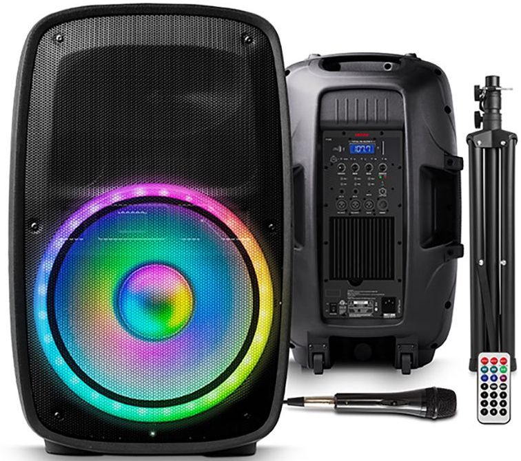 Refurbished ION Audio Total PA Glow 3 High Power Bluetooth PA System with Lights - Reebelo US
