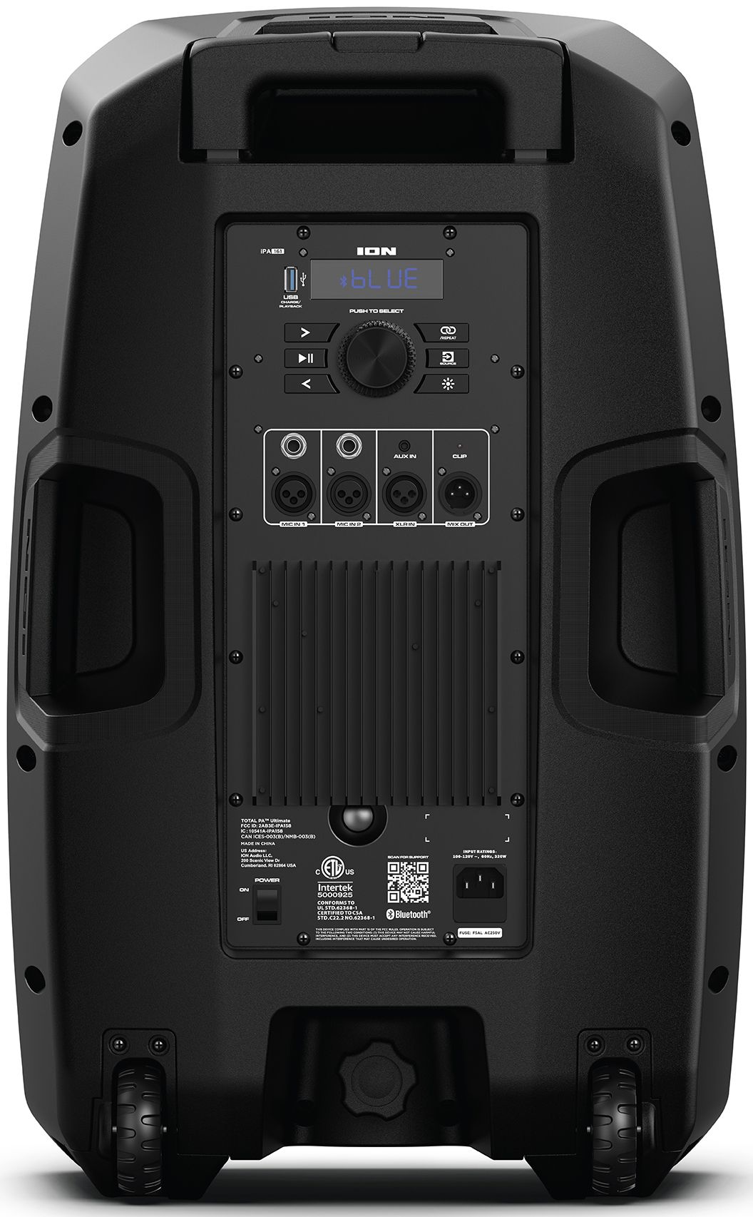 Refurbished ION Audio Total PA Ultimate High-Power Bluetooth Speaker System with Edge Glow - Reebelo US