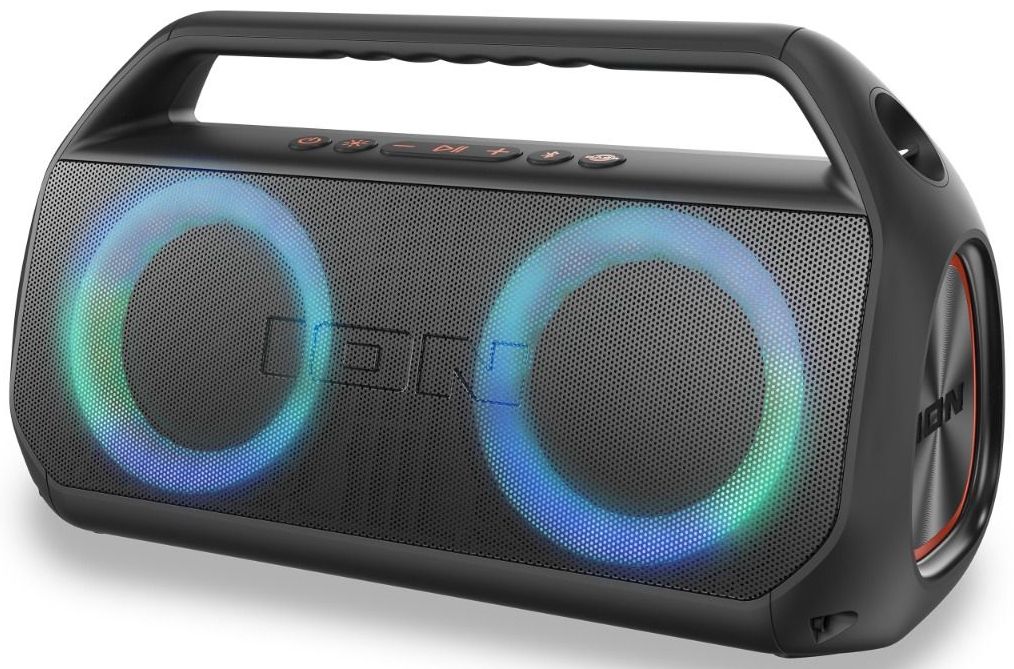 Refurbished ION Audio Uber Boom Ultra Water-Resistant Bluetooth Stereo Boombox with Lights - Reebelo US
