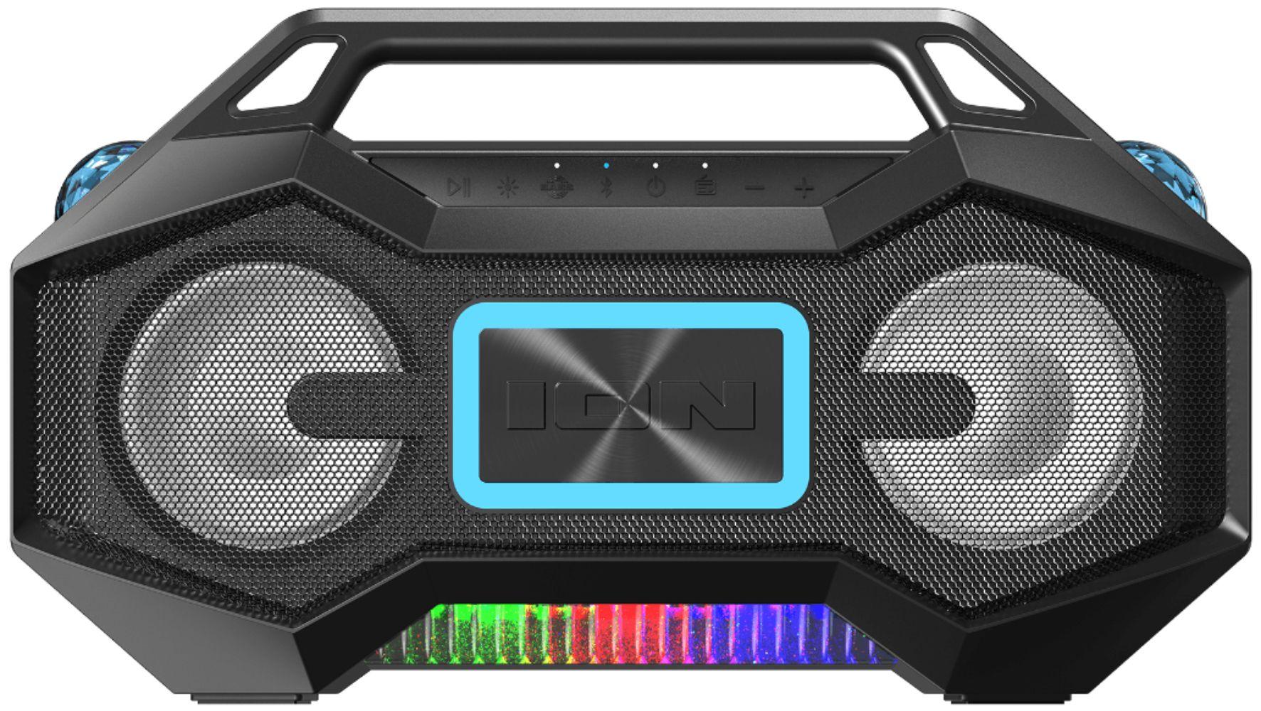 Refurbished ION Party Rocker Go High-Power Portable Boombox with Party Starter️ Lights - Reebelo US