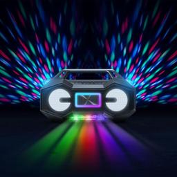 Refurbished ION Party Rocker Go High-Power Portable Boombox with Party Starter️ Lights - Reebelo US