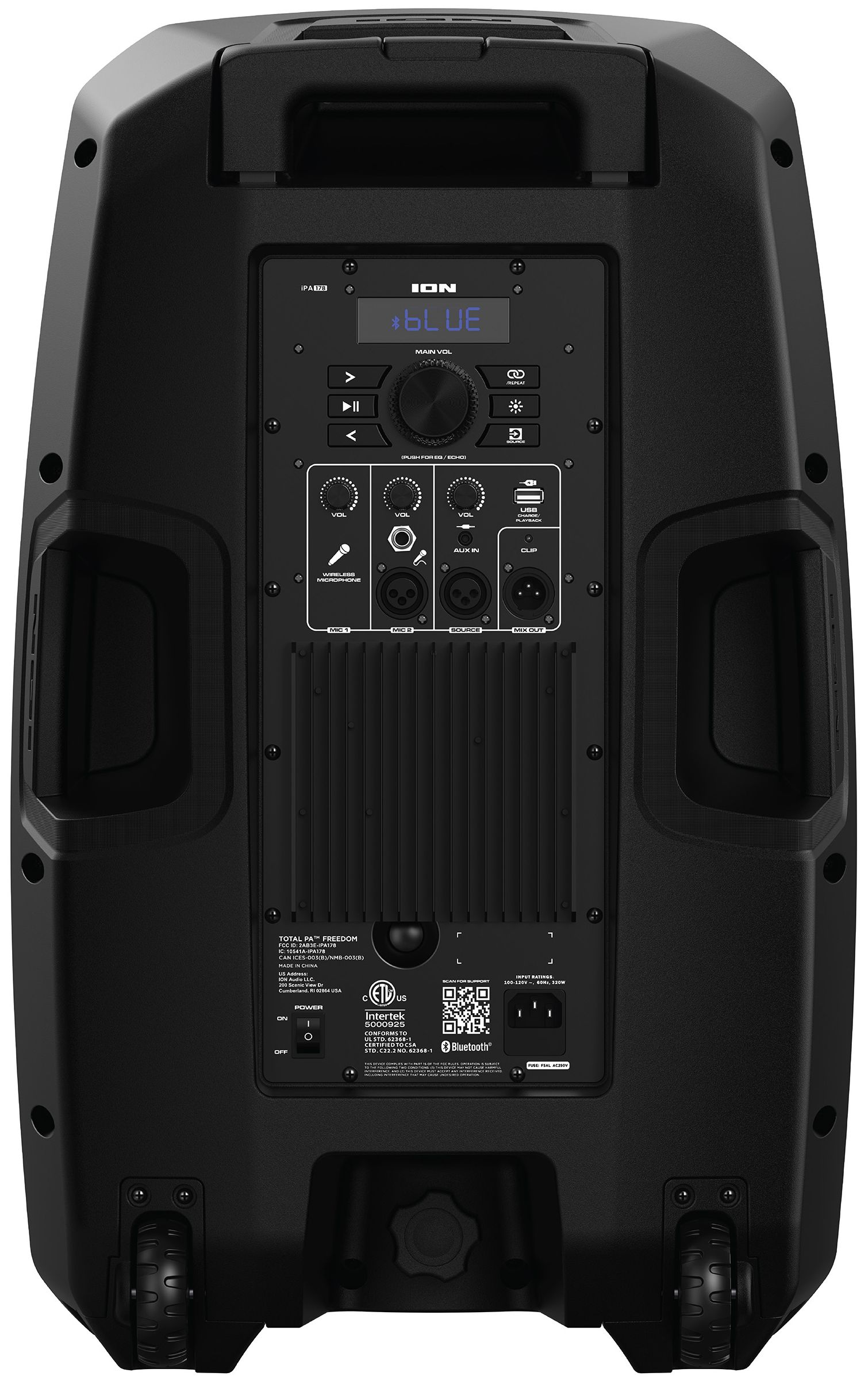 Refurbished ION Total PA Freedom Wireless Speaker System with Edge-Glow Lights - Reebelo US