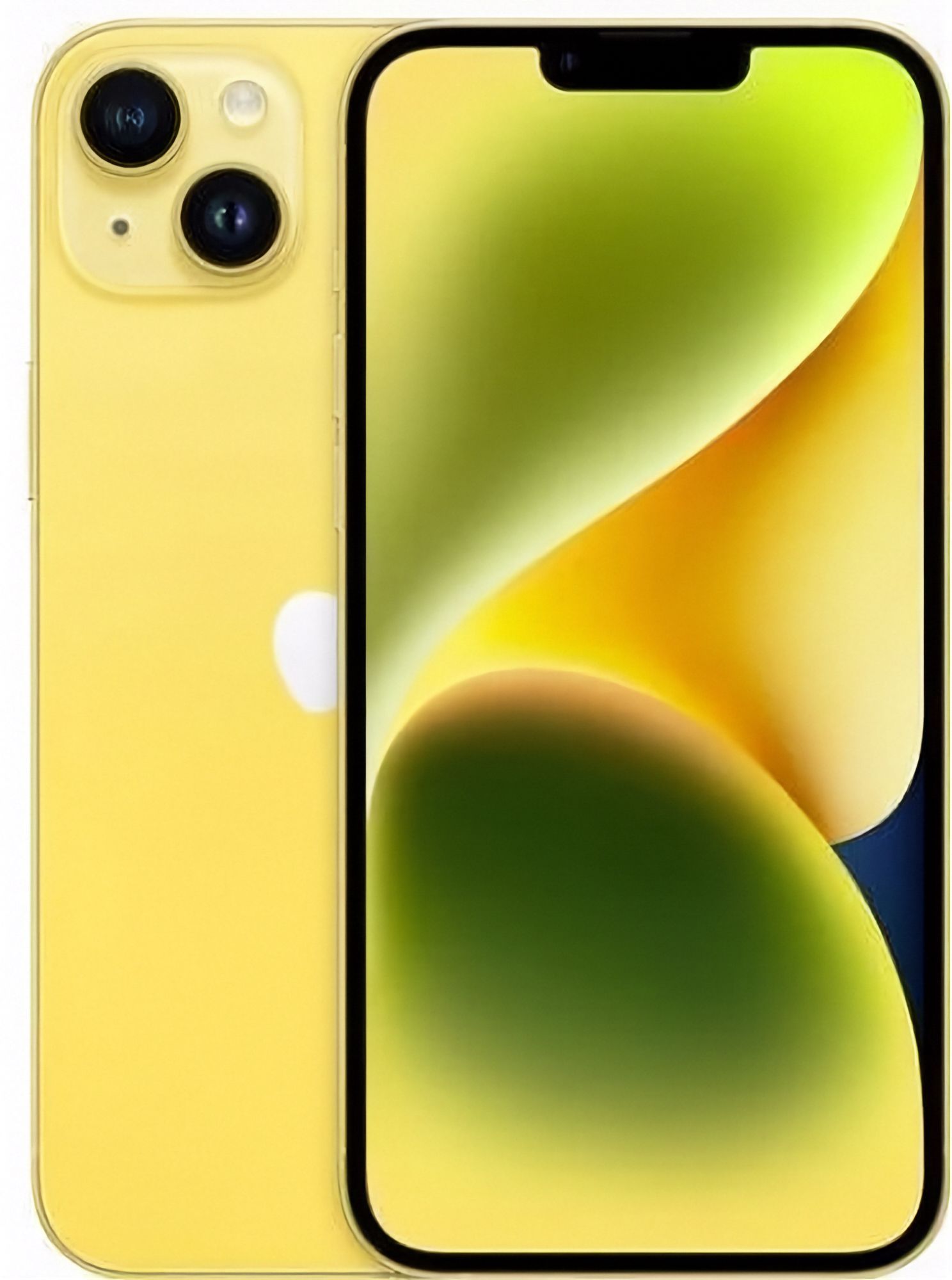 iPhone 14 - 128GB - eSIM - Yellow - Unlocked - Like New - Standard Battery