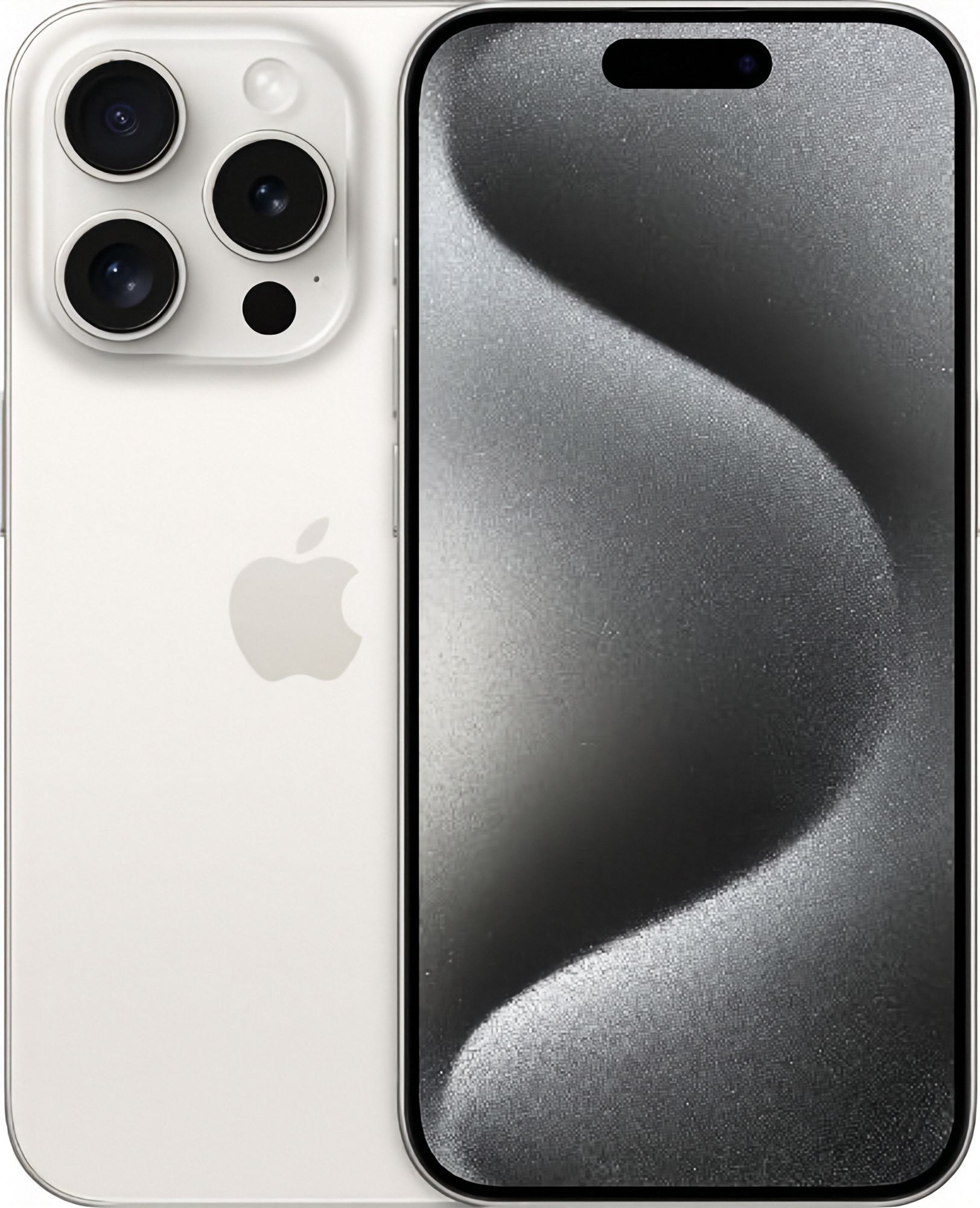 iPhone 15 Pro - 128GB - eSIM - White Titanium - Unlocked - Very Good - Standard Battery