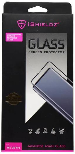 iShieldz Curved Tempered Glass Screen Protector for TCL 20 Pro - Reebelo US