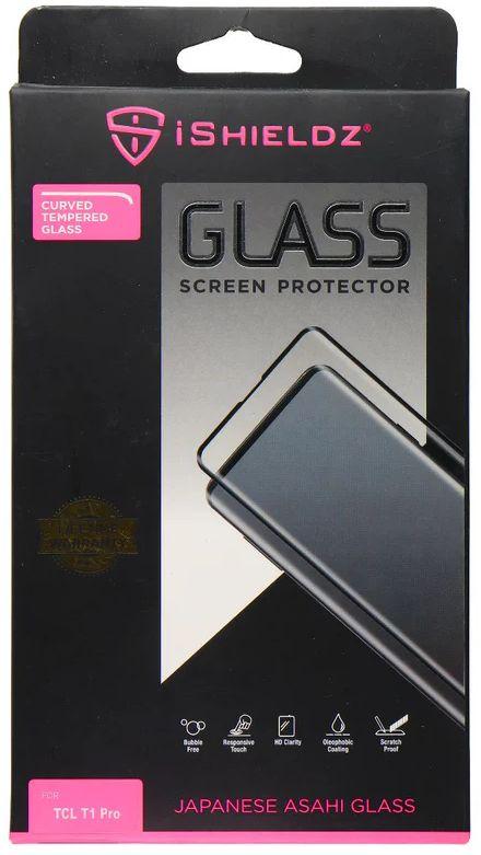 iShieldz Curved Tempered Glass Screen Protector for TCL T1 Pro