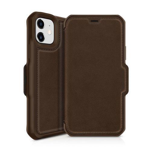 Itskins Hybrid // Folio Leather Wallet Phone Case for iPhone 12 mini - Reebelo US